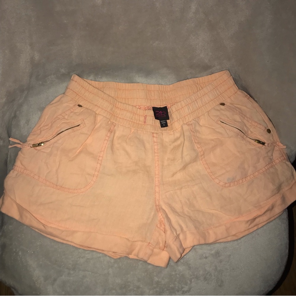 Bebe size small coral shorts